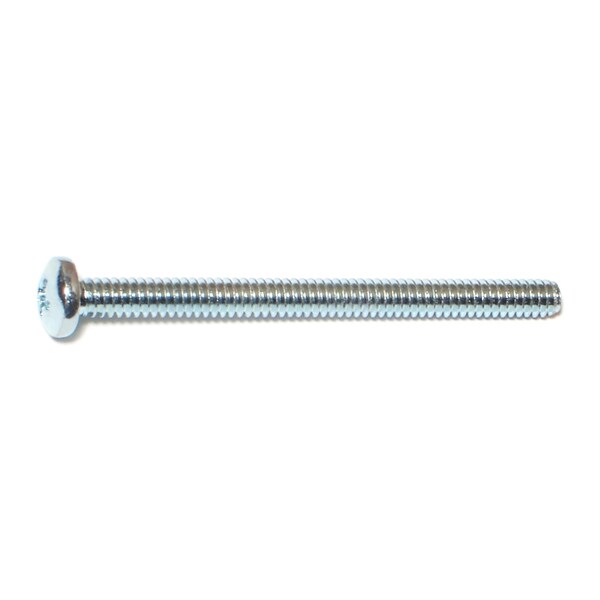 Midwest Fastener #10-24 x 2-1/2 in Phillips Pan Machine Screw, Zinc Plated Steel, 20 PK 77488 - main